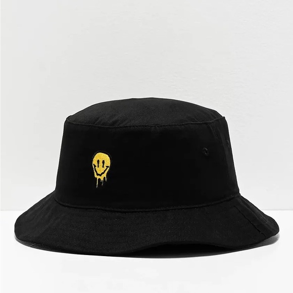 Stickie Bandits Drip Face Black Bucket Hat - Summer - Picture 1 of 4